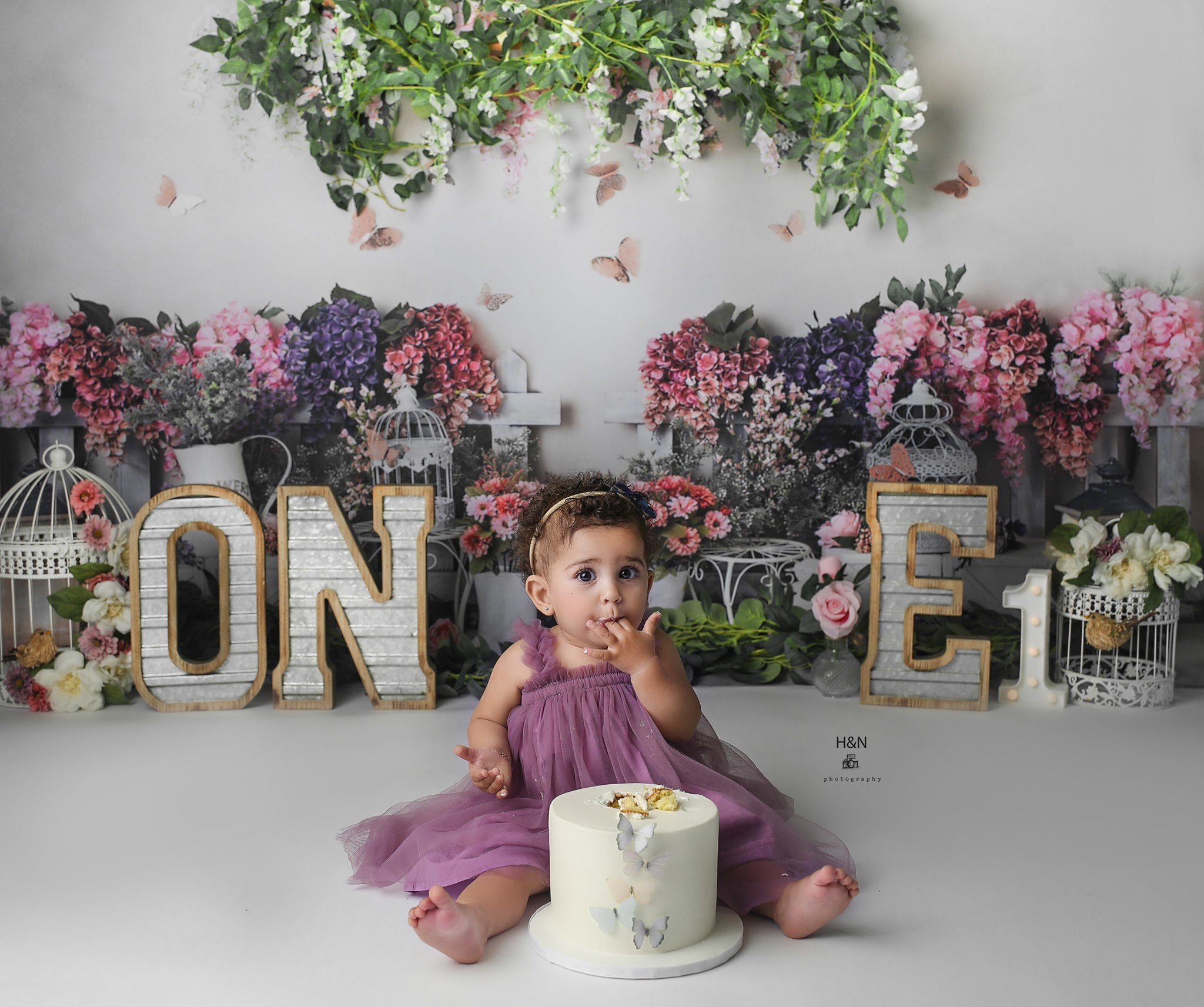 Avezano Garden Fence Photography Backdrop-AVEZANO